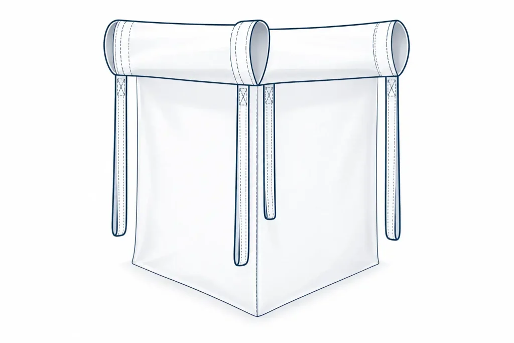 Isometric Bulk Bag Tunnel Lift Diagram