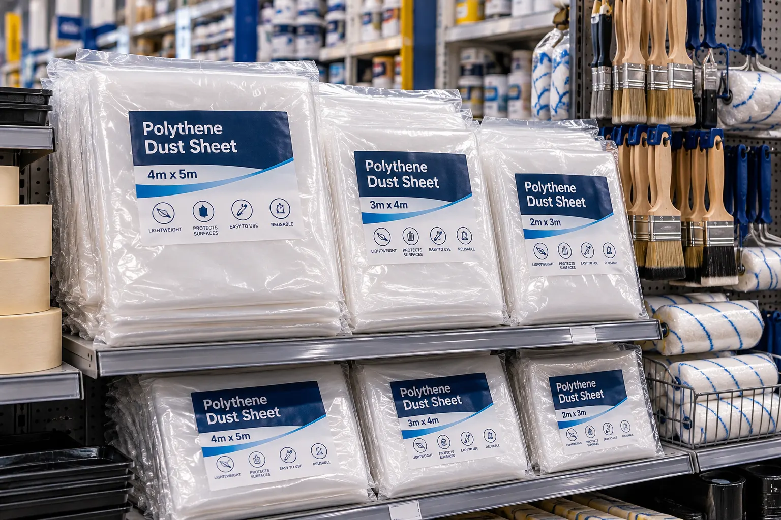 Polythene Dust Sheets